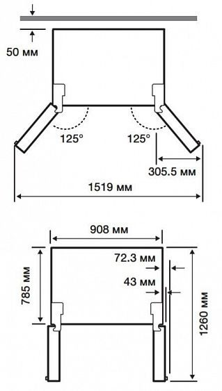 Холодильник Samsung RF905QBLAXW серебристый купить с доставкой по Москве и Московской области в интернет-магазине АваТехно