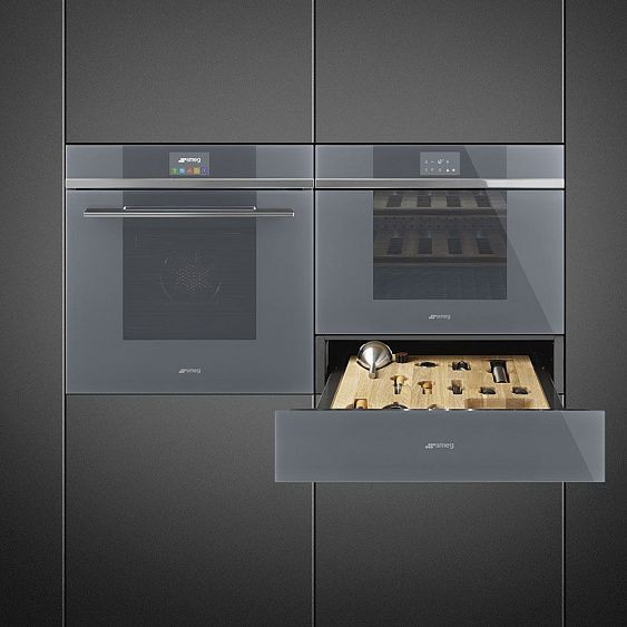 Встраиваемый винный шкаф SMEG CVI118LWS2 купить с доставкой по Москве и Московской области в интернет-магазине АваТехно