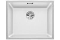 Кухонная мойка Blanco SUBLINE 500-IF отводная арматура InFino® белый гранит 524110