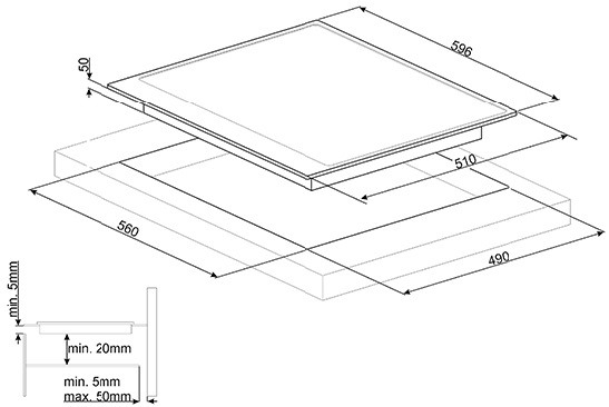 Электрическая поверхность SMEG PI964N купить с доставкой по Москве и Московской области в интернет-магазине АваТехно