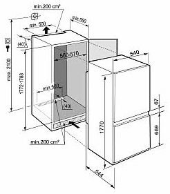 Холодильник TOSHIBA gr-r59ftr(sc) купить с доставкой по Москве и Московской области в интернет-магазине АваТехно