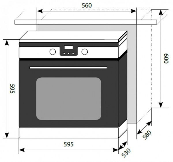 Духовой шкаф LEX EDP 092 ix купить с доставкой по Москве и Московской области в интернет-магазине АваТехно