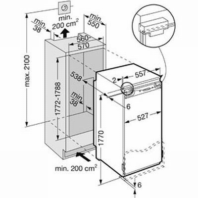 Холодильник LIEBHERR ikb 3464 купить с доставкой по Москве и Московской области в интернет-магазине АваТехно