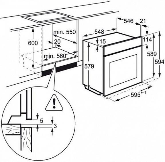Духовой шкаф AEG BCR546350M купить с доставкой по Москве и Московской области в интернет-магазине АваТехно