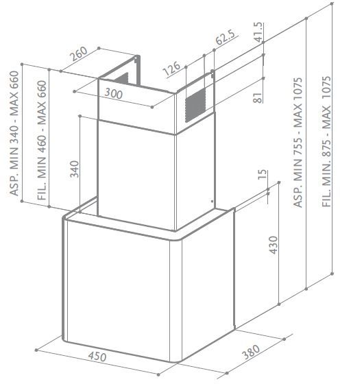 Вытяжка FABER LITHOS EG6 WH LED A45 335.0533.565 купить с доставкой по Москве и Московской области в интернет-магазине АваТехно