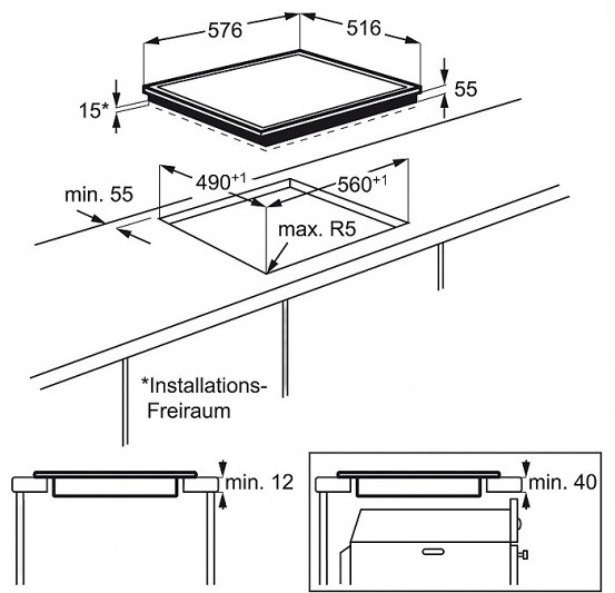 Поверхность ELECTROLUX ehi 96740 xk купить с доставкой по Москве и Московской области в интернет-магазине АваТехно