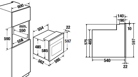 Духовой шкаф KUPPERSBUSCH EEB 6551.0 WX7 Copper купить с доставкой по Москве и Московской области в интернет-магазине АваТехно