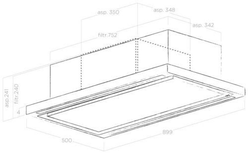 Вытяжка ELICA CLOUD SEVEN IX/A/90 (PRF0142094A) купить с доставкой по Москве и Московской области в интернет-магазине АваТехно