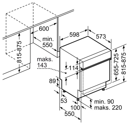 Встраиваемая посудомоечная машина SIEMENS SN 536S03IE купить с доставкой по Москве и Московской области в интернет-магазине АваТехно