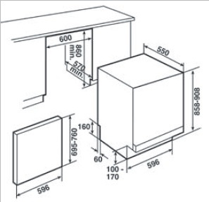 Посудомоечная машина KUPPERSBUSCH igvs 6608.3 купить с доставкой по Москве и Московской области в интернет-магазине АваТехно