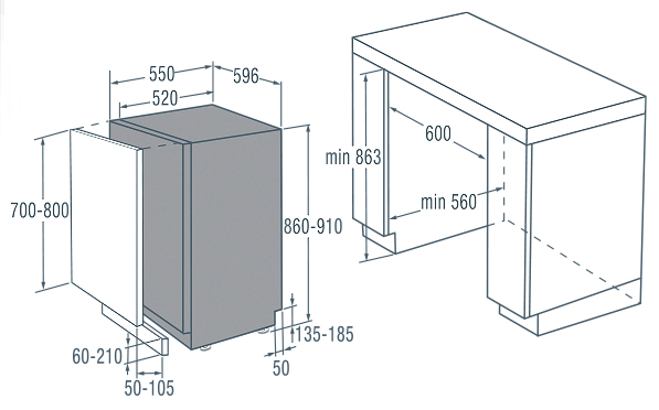 Посудомоечная машина встраиваемая полноразмерная GORENJE gdv630x купить с доставкой по Москве и Московской области в интернет-магазине АваТехно