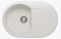 Кухонная мойка POLYGRAN Atol-760 №36 белый хлопок