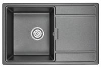 Кухонная мойка GRANULA GR-7804 шварц