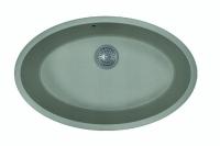 Кухонная мойка FLORENTINA Вега Овал серый шелк 22.430.E0650.307