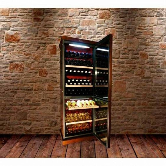 Винный шкаф IP INDUSTRIE cexp 601 nu (цвет - орех) купить с доставкой по Москве и Московской области в интернет-магазине АваТехно