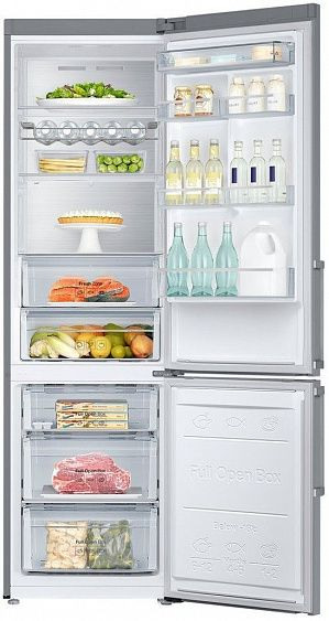 Холодильник Samsung RB37J5329SS нержавеющая сталь купить с доставкой по Москве и Московской области в интернет-магазине АваТехно