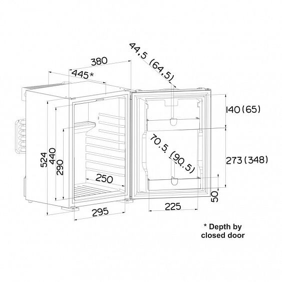 Минибар DOMETIC RH 131 LD LED купить с доставкой по Москве и Московской области в интернет-магазине АваТехно