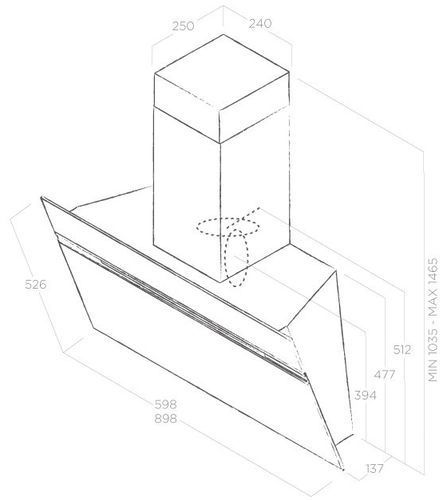 Вытяжка ELICA STRIPE URBAN CAST IRON/A/90 купить с доставкой по Москве и Московской области в интернет-магазине АваТехно