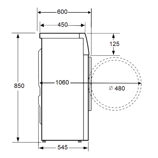 Стиральная машина KUPPERSBERG WIS 56149 G купить с доставкой по Москве и Московской области в интернет-магазине АваТехно