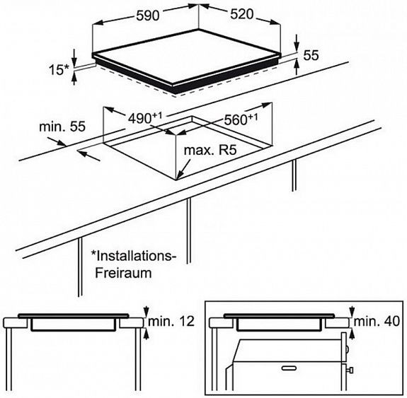 Поверхность ELECTROLUX ehi 6740 fok купить с доставкой по Москве и Московской области в интернет-магазине АваТехно