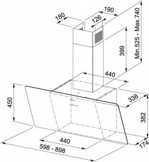 Вытяжка FRANKE 110.0361.903 FRANKE FPJ 615 V WH A купить с доставкой по Москве и Московской области в интернет-магазине АваТехно