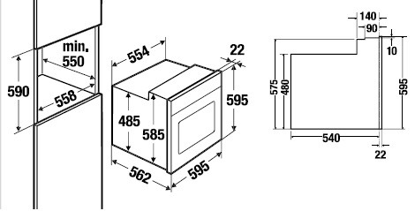 Духовой шкаф KUPPERSBUSCH eeb6550.8wx1 купить с доставкой по Москве и Московской области в интернет-магазине АваТехно