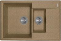 Кухонная мойка FLORTEK Консул 760 коричневый (23.020.C0760.105)