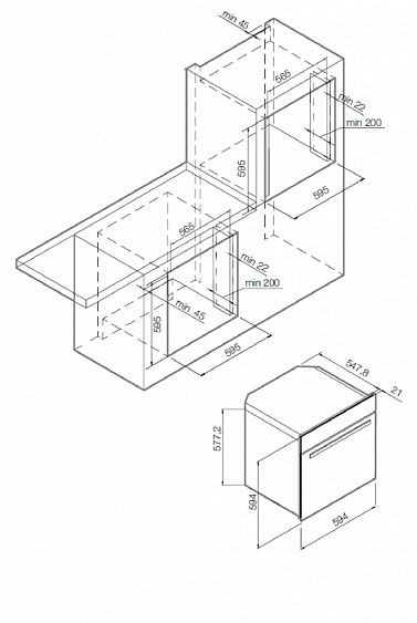 Духовой шкаф GRAUDE BK 60.2 EL купить с доставкой по Москве и Московской области в интернет-магазине АваТехно