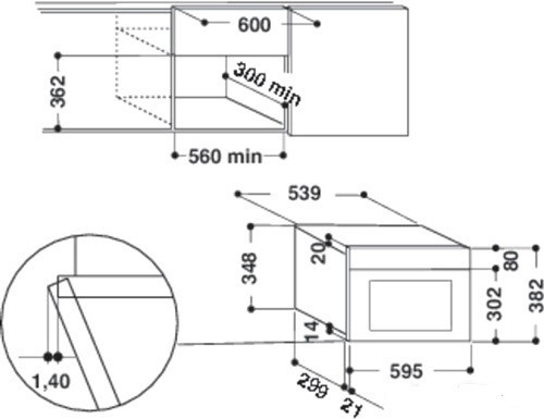 Микроволновая печь WHIRLPOOL AMW440/IX купить с доставкой по Москве и Московской области в интернет-магазине АваТехно