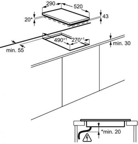 Поверхность ELECTROLUX ehh 3920 bok купить с доставкой по Москве и Московской области в интернет-магазине АваТехно