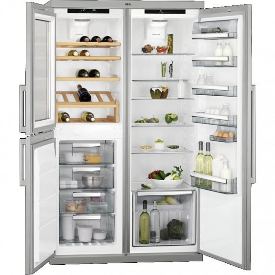 Холодильник Side by Side AEG RKE73211DM купить с доставкой по Москве и Московской области в интернет-магазине АваТехно