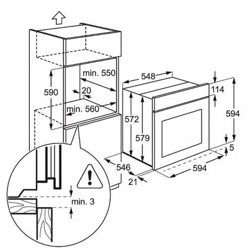 Духовой шкаф ELECTROLUX eoc 95751 bx купить с доставкой по Москве и Московской области в интернет-магазине АваТехно