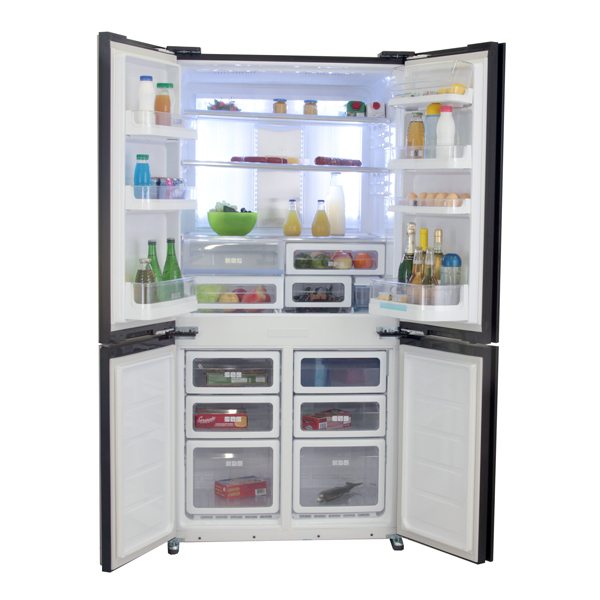 Холодильник side-by-side SHARP sj-fs 97 vbk купить с доставкой по Москве и Московской области в интернет-магазине АваТехно