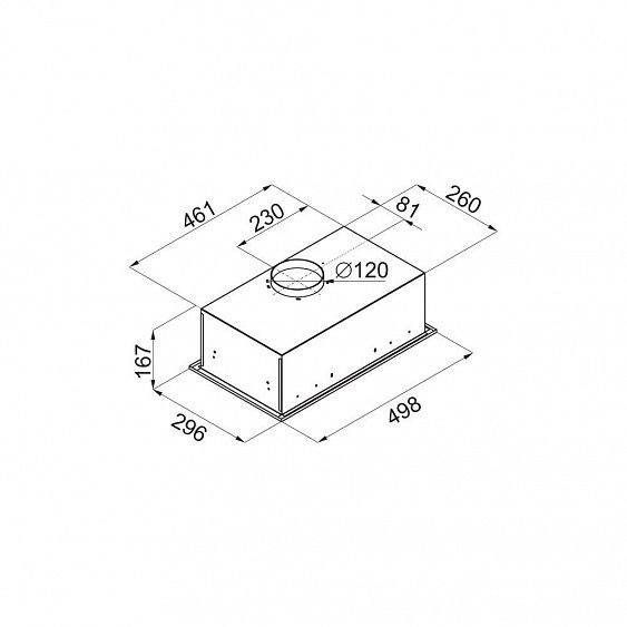 Вытяжка Maunfeld Crosby Singl 5028 нержавеющая сталь купить с доставкой по Москве и Московской области в интернет-магазине АваТехно