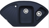 Кухонная мойка ZIGMUND & SHTAIN ECKIG 1000.2 ТЕМНАЯ СКАЛА