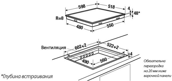Поверхность KUPPERSBUSCH ekif6842.1 купить с доставкой по Москве и Московской области в интернет-магазине АваТехно