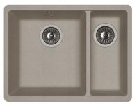 Кухонная мойка FLORENTINA Вега 335/160 серый шелк (22.325.D0510.307)