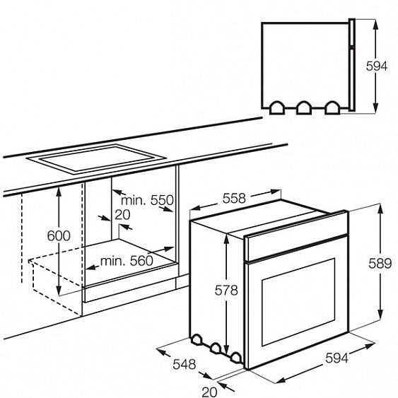 Духовой шкаф ZANUSSI zos 35802 xd купить с доставкой по Москве и Московской области в интернет-магазине АваТехно