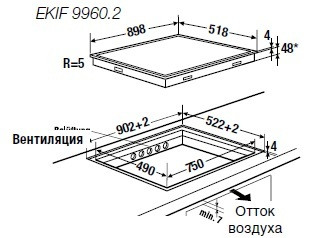 Индукционная варочная панель KUPPERSBUSCH EKIF 9960.2 купить с доставкой по Москве и Московской области в интернет-магазине АваТехно
