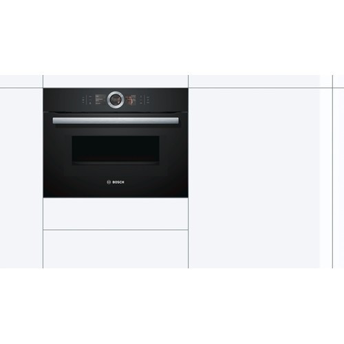Компактный духовой шкаф Bosch CMG636BB1 купить в Москве цена в интернет-магазине АваТехно