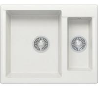 Кухонная мойка POLYGRAN BRIG-620 белый хлопок