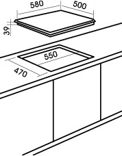 Газовая поверхность EXITEQ pl 640 stg-e/a купить с доставкой по Москве и Московской области в интернет-магазине АваТехно