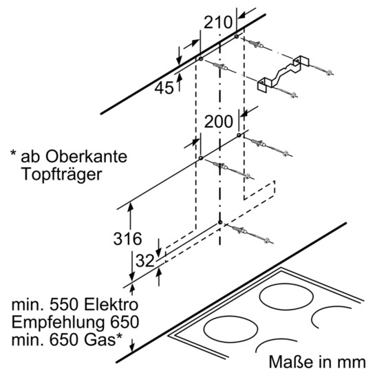 Вытяжка BOSCH DWB 09 W 651 купить с доставкой по Москве и Московской области в интернет-магазине АваТехно
