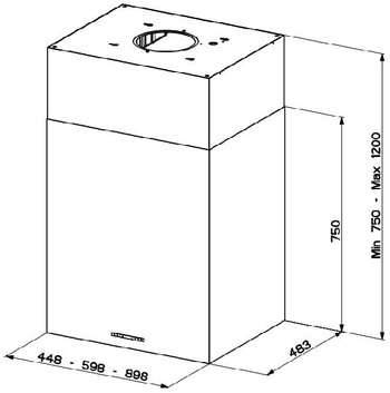 Вытяжка FABER CUBIA ISOLA EG8 X A 90 ACTIVE купить с доставкой по Москве и Московской области в интернет-магазине АваТехно