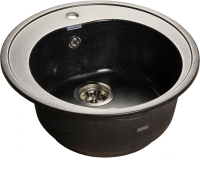 Кухонная мойка GRANFEST Rondo GF-R510 черный