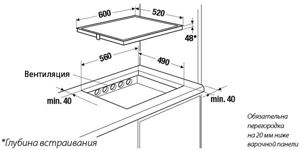 Поверхность KUPPERSBUSCH eki6940.1ed купить с доставкой по Москве и Московской области в интернет-магазине АваТехно