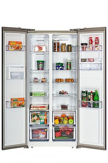 Холодильник Hiberg RFS-484DX NFXd купить с доставкой по Москве и Московской области в интернет-магазине АваТехно