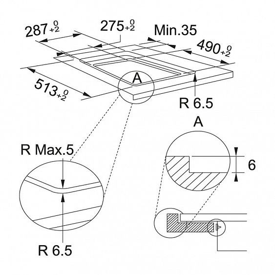 Варочная поверхность FRANKE FSM 302 I BK купить с доставкой по Москве и Московской области в интернет-магазине АваТехно