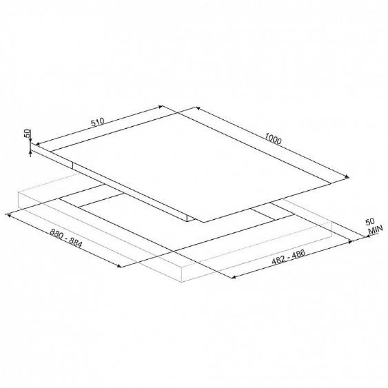 Газовая варочная панель Smeg PXL6106 купить с доставкой по Москве и Московской области в интернет-магазине АваТехно