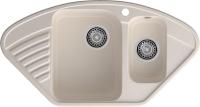 Кухонная мойка GRANFEST QUARZ GF-Z 14 белый